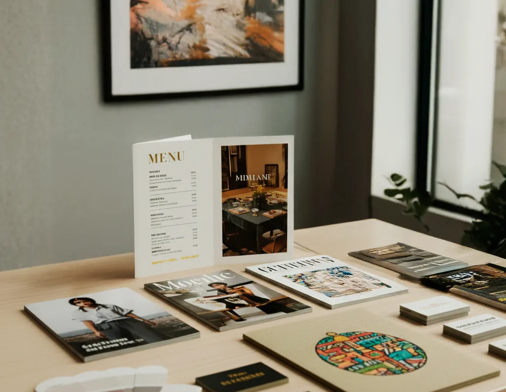 Muestras de impresos comerciales y artes graficas