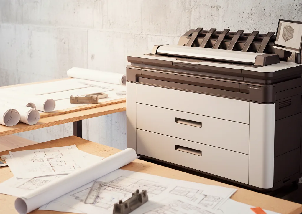 Plotter y planos impresos en gran formato